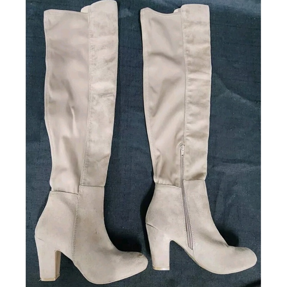 Chinese Laundry Women's Canyons Camel Tan Over The Knee Boots,‎ Size 6 EUC